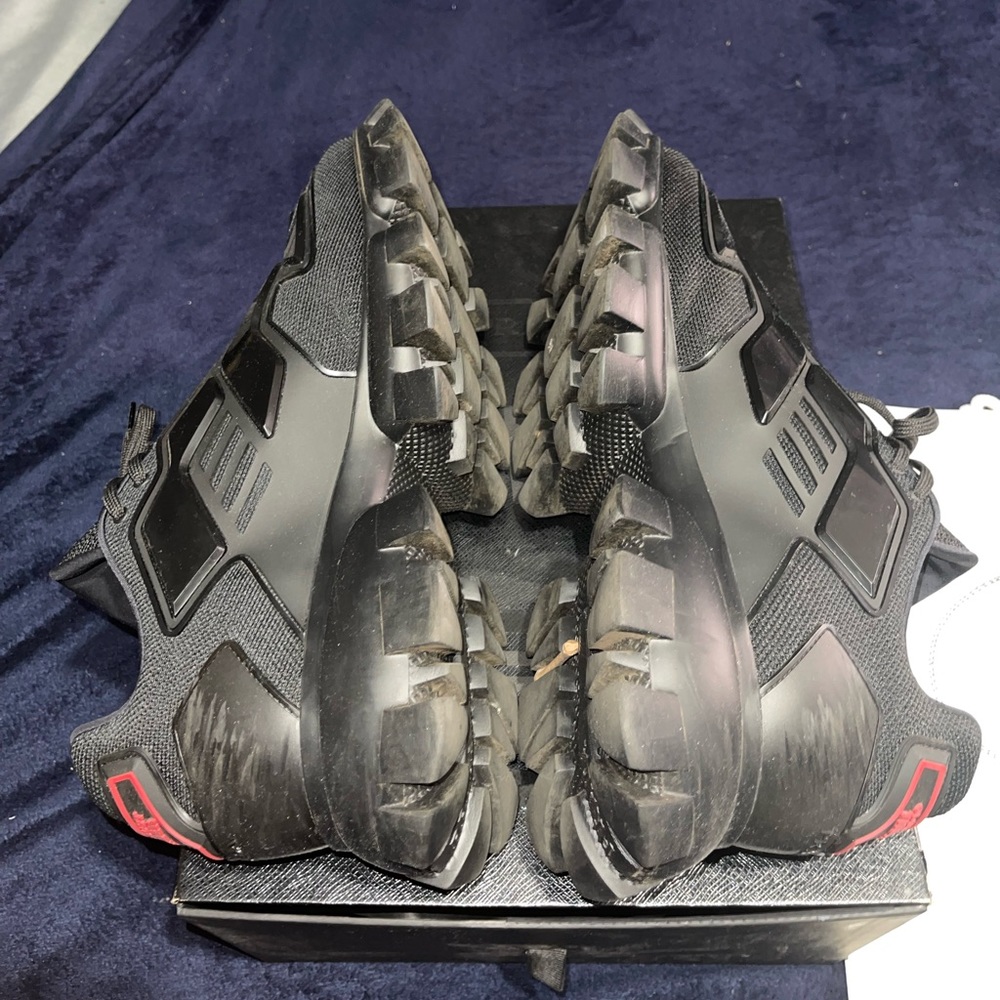 PRADA Cloudbust Thunder Knit Black Size 14 EU 47 - Picture 2 of 7